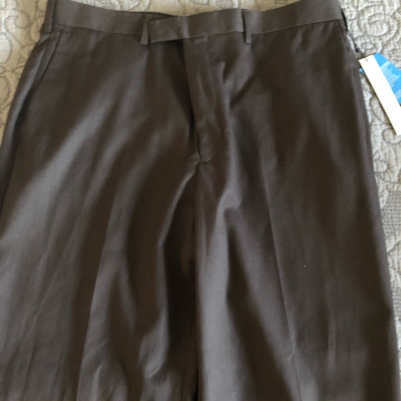 NWT! Perry Ellis Brown Dress Pants - Picture 4 of 6